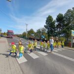 Spacer na przejście dla pieszych